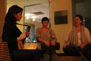 Tillery performs an intimate set (Becca Stevens, Gretchen Parlato and Rebecca Martin)